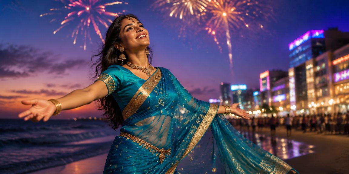 Chennai Marina Beach scene representing entertainment and mobile casino usage