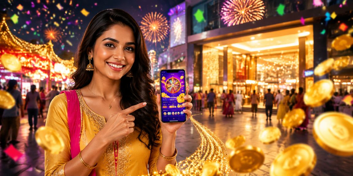 Bustling casino app scene with night market theme reflecting lively gaming atmosphere